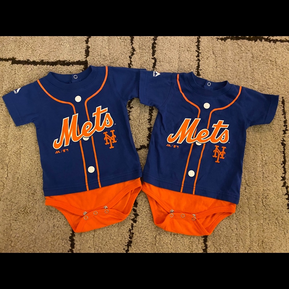 Mets Majestic onesie 3-6 month